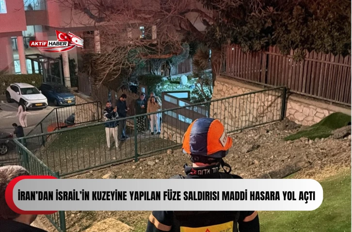 İran&rsquo;dan İsrail&rsquo;in kuzeyine yapılan f&uuml;ze saldırısı maddi hasara yol a&ccedil;tı