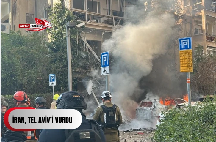  İran, Tel Aviv&rsquo;i vurdu: 6 yaralı