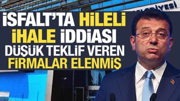 İsfalt'taki ihalelerde 