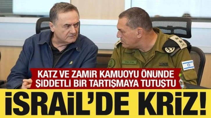 İsrail'de kriz: Zamir ve Katz, kamuoyu önünde tartıştı