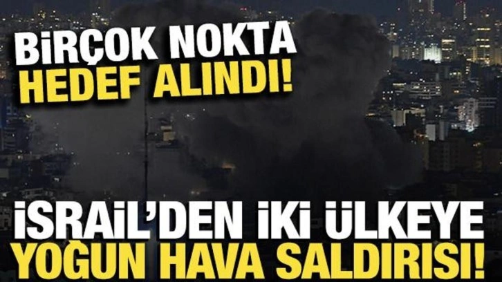 İsrail'den Lübnan ve Yemen'e hava saldırısı!