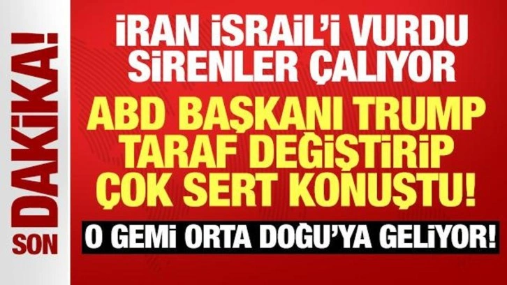 İsrail-İran savaşında son dakika gelişmesi: Trump tarafını seçip çok sert konuştu!