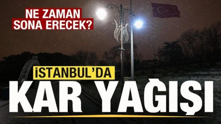 İstanbul'da kar yağışı! Ne zaman sona erecek? AKOM ve vailikten a&ccedil;ıklama