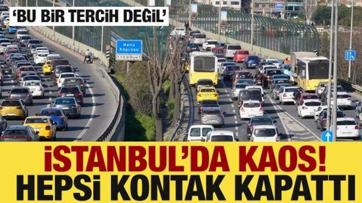 İstanbul'da 'özel' kaos! Otobüsler kontak kapattı!