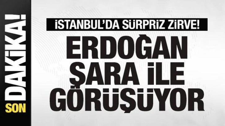 İstanbul'da sürpriz zirve! Erdoğan, Şara ile görüşüyor