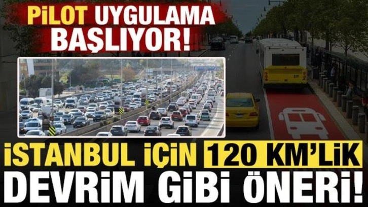 İstanbul trafiği için devrim gibi öneri! 'Otobüs öncelikli yol' uygulaması geliyor: 120 km