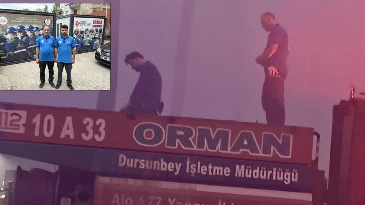 İtfaiye aracının üzerinde namaz kılan kahramanlar konuştu
