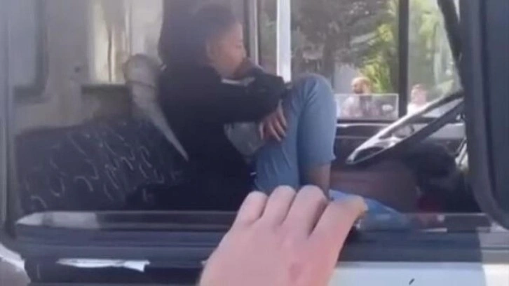Kamyonu çalan kadın kaza yaptı, yakalandı!