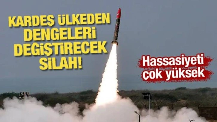 Kardeş ülkeden dengeleri değiştirecek silah! Hassasiyet kabiliyeti yüksek