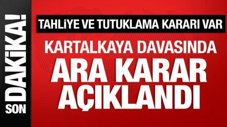 Kartalkaya davasında ara karar açıklandı