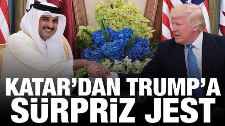 Katar'dan ABD'ye uçak hibesi! Trump: Kabul ediyorum