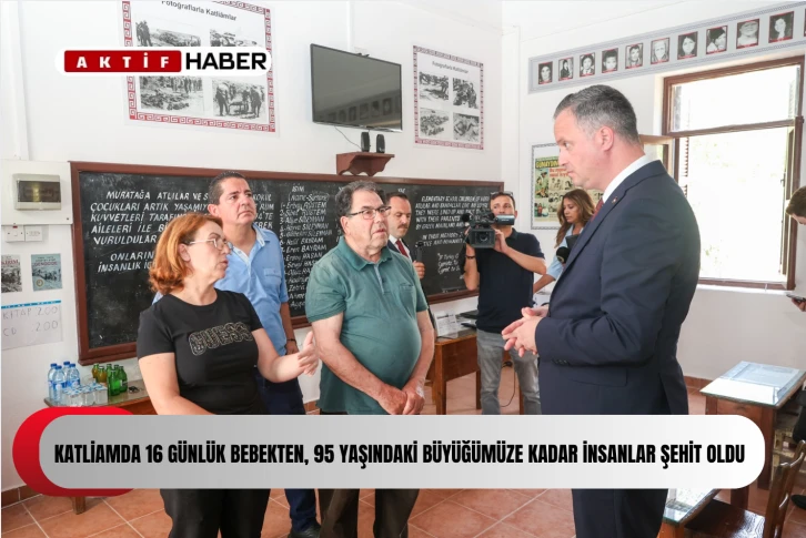 Kayalar, TİKA tarafından yenilenen Muratağa-Atlılar-Sandallar Şehitleri Müzesi'ni ziyaret etti.