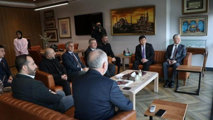 Kazakistan B&uuml;y&uuml;kel&ccedil;isi ve Başkonsolosu&rsquo;ndan Kanal 7 Medya Grubu&rsquo;na ziyaret