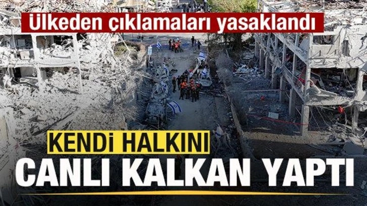Kendi halkını canlı kalkan yaptı! Ülkeden çıkmaları yasaklandı