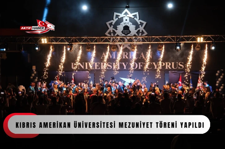  Kıbrıs Amerikan &Uuml;niversitesi mezuniyet t&ouml;reni yapıldı