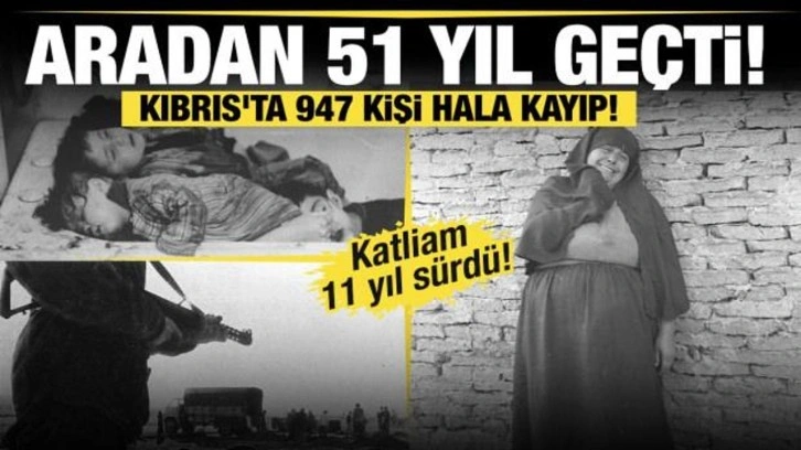 Kıbrıs Barış Harekatı'nın 51'inci yıldönümü! 947 kişi hala kayıp!