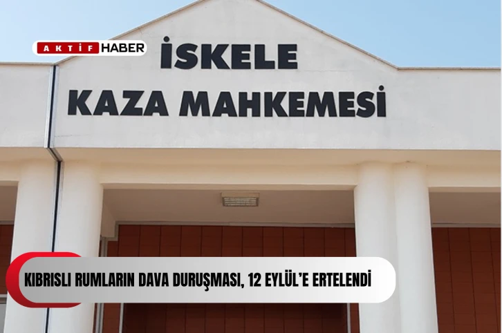  Kıbrıslı Rum 5 sanık İskele Kaza Mahkemesi’ne çıkarıldı...