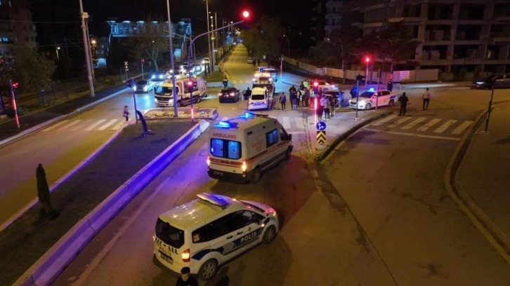 Kırıkkale'de zincirleme trafik kazası: 2 yaralı