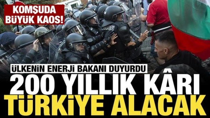 Komşuda büyük kaos: Ülkenin Enerji Bakanı "200 yıllık kârı Türkiye alacak" dedi!