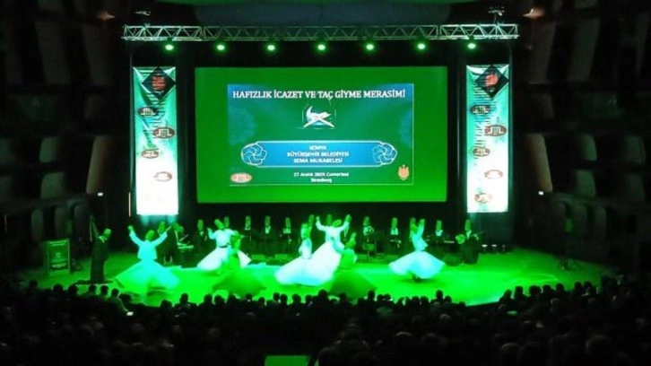 Konya B&uuml;y&uuml;kşehir Fransa&rsquo;da sema mukabelesi d&uuml;zenledi