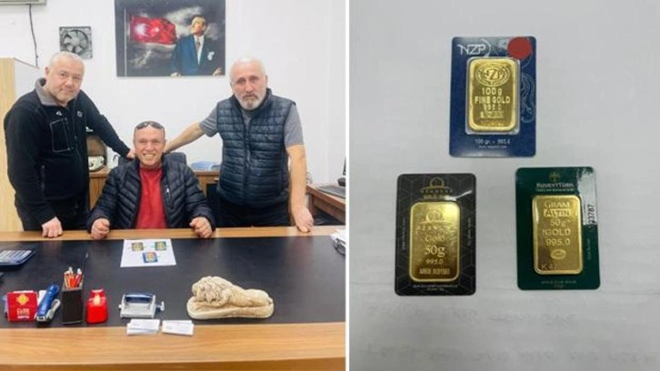 Kuru temizlemeye bırakılan montun cebinden 200 gram altın &ccedil;ıktı