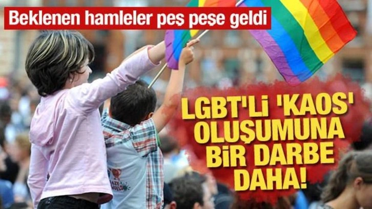 LGBT'li 'Kaos' oluşumuna bir darbe daha!