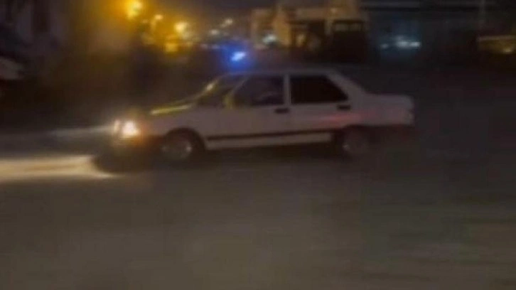 Mersin'de drift atan s&uuml;r&uuml;c&uuml;ye 60 bin 936 lira para cezası