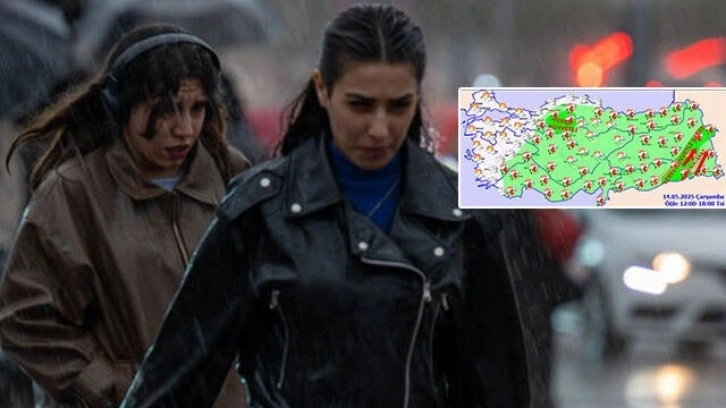Meteoroloji'den 14 Mayıs uyarısı