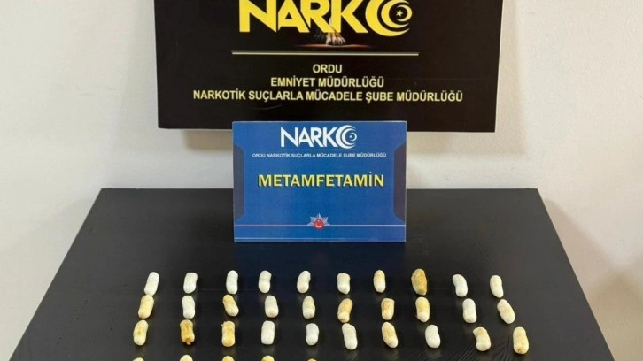 Midesinden 40 kapsül halinde 407 gram uyuşturucu çıktı