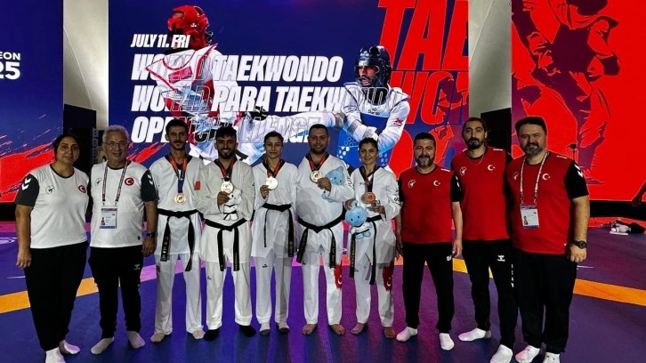 Milli sporcular Çin’den zaferle dönüyor! Para Taekwondo'da 5 madalya