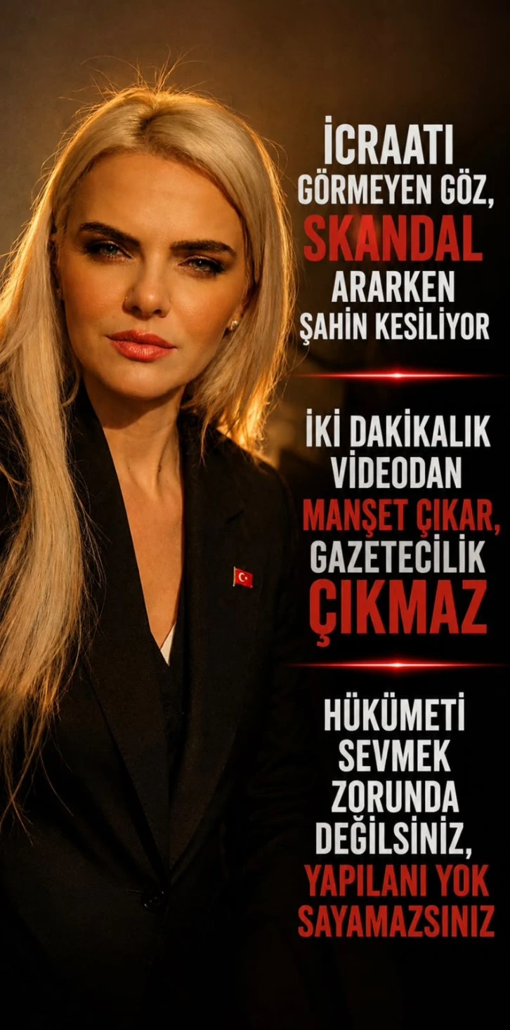 İKİ DAKİKALIK VİDEOYLA GAZETECİLİK OLMAZ İCRAATI G&Ouml;RMEZDEN GELMEK DE ELEŞTİRİ DEĞİLDİR