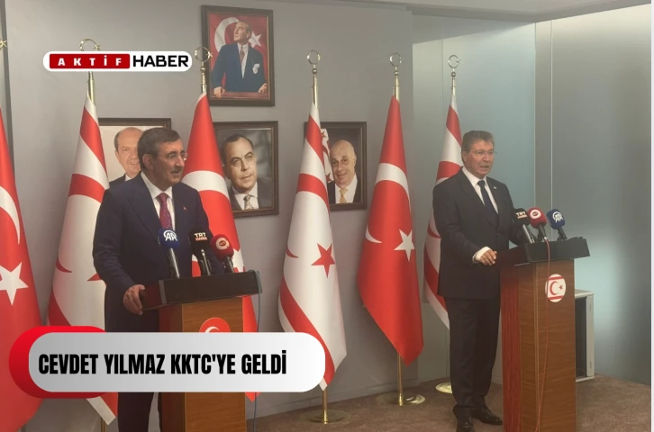 CEVDET YILMAZ KKTC'YE GELDİ.