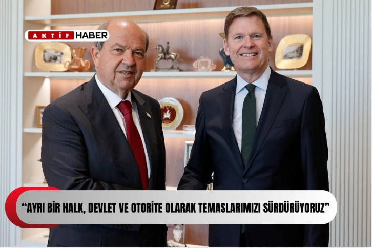 KKTC CUMHURBAŞKANI TATAR “DİPLOMATİK SEFERBERLİĞİMİZ DEVAM EDİYOR”