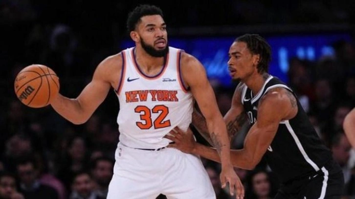 New York Knicks'ten, Brooklyn Nets'e 54 sayı fark