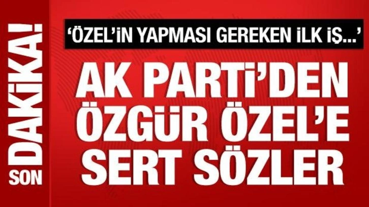 Ömer Çelik'ten Özgür Özel'e 'cunta' tepkisi