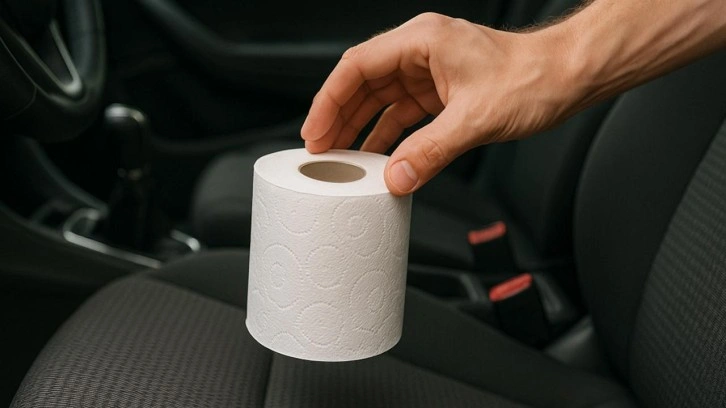 Otomobilinize sadece 1 rulo tuvalet kağıdı koyun! Farkı anında göreceksiniz
