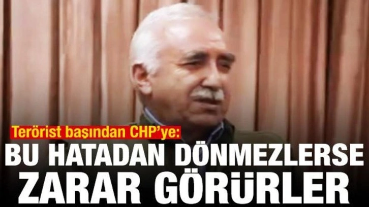PKK elebaşından CHP'ye: Bu hatadan dönmezlerse zarar görürler