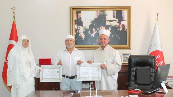 Rus çift Aydın'da Müslüman oldu