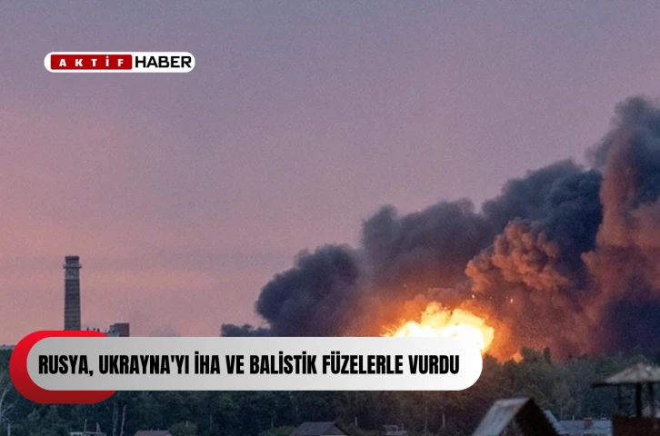 Rusya, Ukrayna'yı İHA ve balistik f&uuml;zelerle vurdu: 2 &ouml;l&uuml;, 20 yaralı