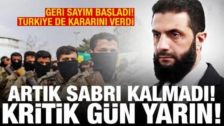 Şara yarın a&ccedil;ıklayacak! SDG i&ccedil;in son şans! Suriye ordusu hazır, T&uuml;rkiye'den tam destek