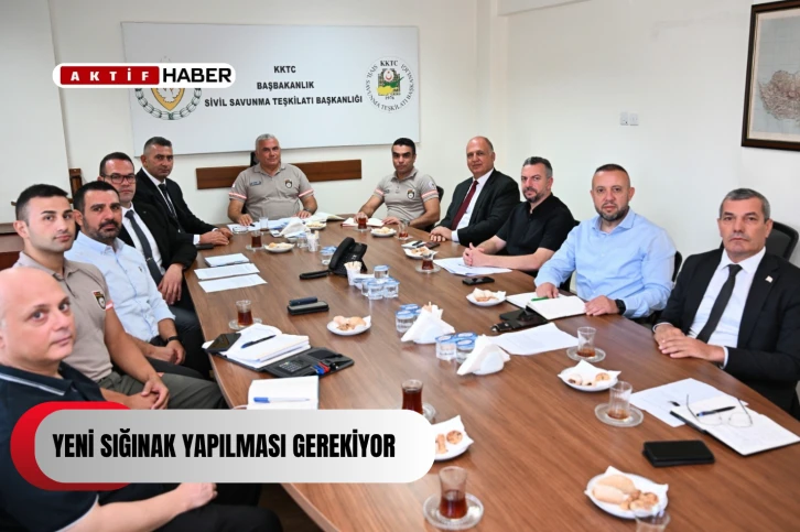 Sığınakların tadil edilmesi ve yeni sığınak yapılması gerekiyor
