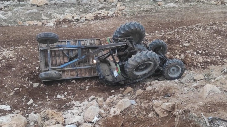 Şırnak'ta trakt&ouml;r devrildi: &Ccedil;ok sayıda yaralı var