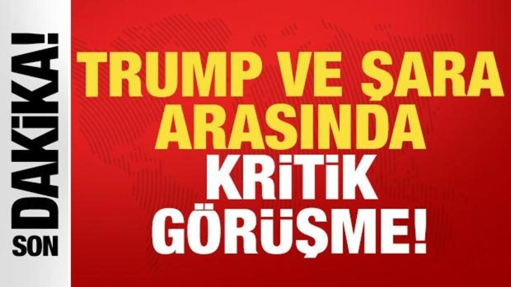 Son dakika: ABD Başkanı Trump, Suriye Cumhurbaşkanı Şara ile g&ouml;r&uuml;şt&uuml;!