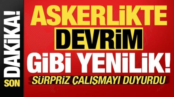 Son dakika: Askerlikte devrim gibi yenilik! Bakan G&uuml;ler s&uuml;rpriz &ccedil;alışmayı duyurdu...