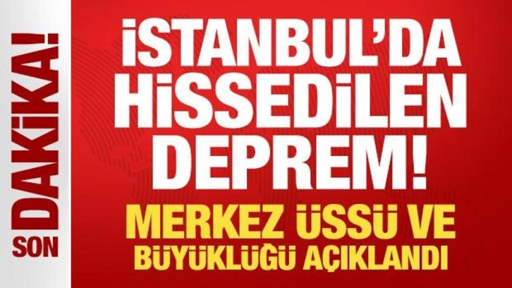 Son Dakika: Bursa'da deprem! İstanbul ve çevre illerde de hissedildi