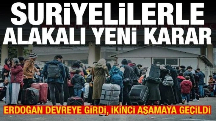 Son dakika haberi: Suriyelilerin geçici koruma statülerini kaldırma kararı
