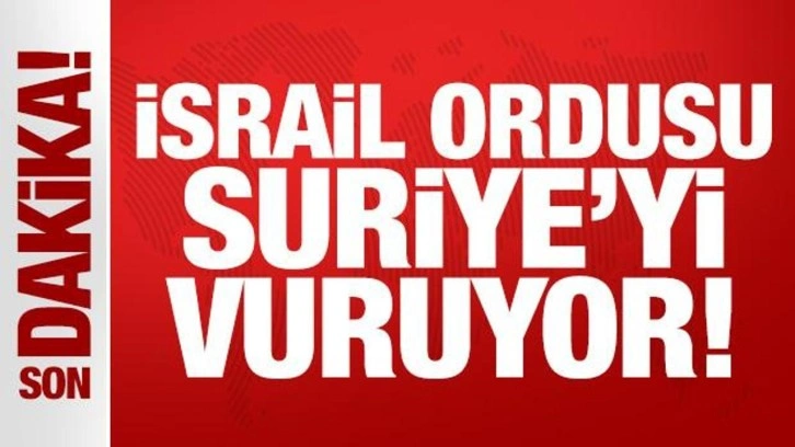 Son dakika: İsrail savaş uçakları Suriye'yi vurdu! Süveyda'da şiddetli patlamalar