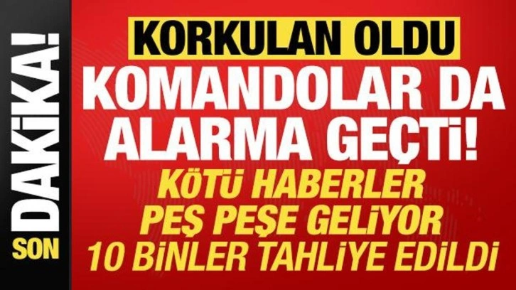 Son dakika: Korkulan oldu, komandolar da harekete geçti! Peş peşe yangınlar çıkıyor...