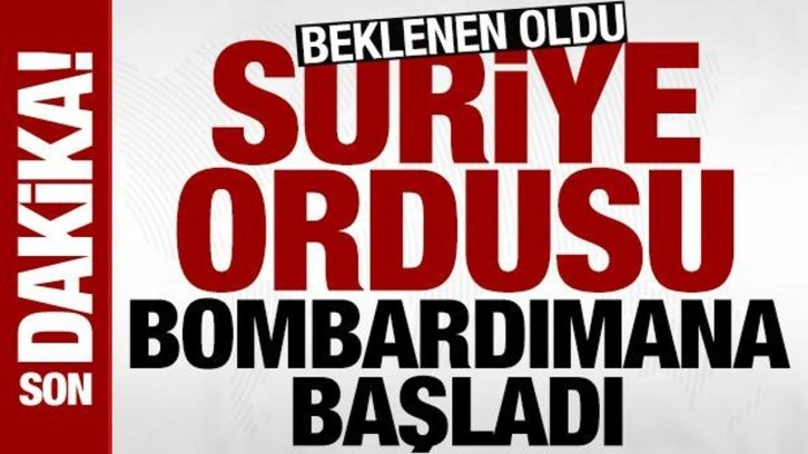 Son dakika: Suriye ordusu operasyonu duyurdu: İki mahallede bombardıman başladı