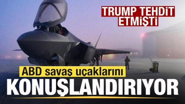 Son dakika: Trump tehdit etmişti! ABD savaş u&ccedil;aklarını konuşlandırıyor